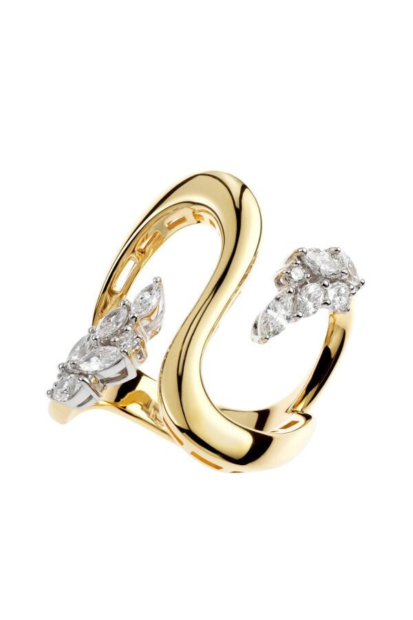 YEPREM JEWELLERY-Golden Strada Stackable Ring-YELLOW GOLD