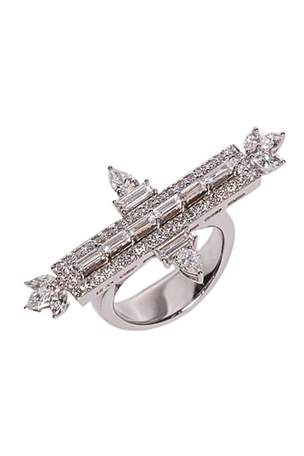 Diamond Bar Ring-WHITE GOLD-6.5-JEWELRYFINE JEWELRING-YEPREM
