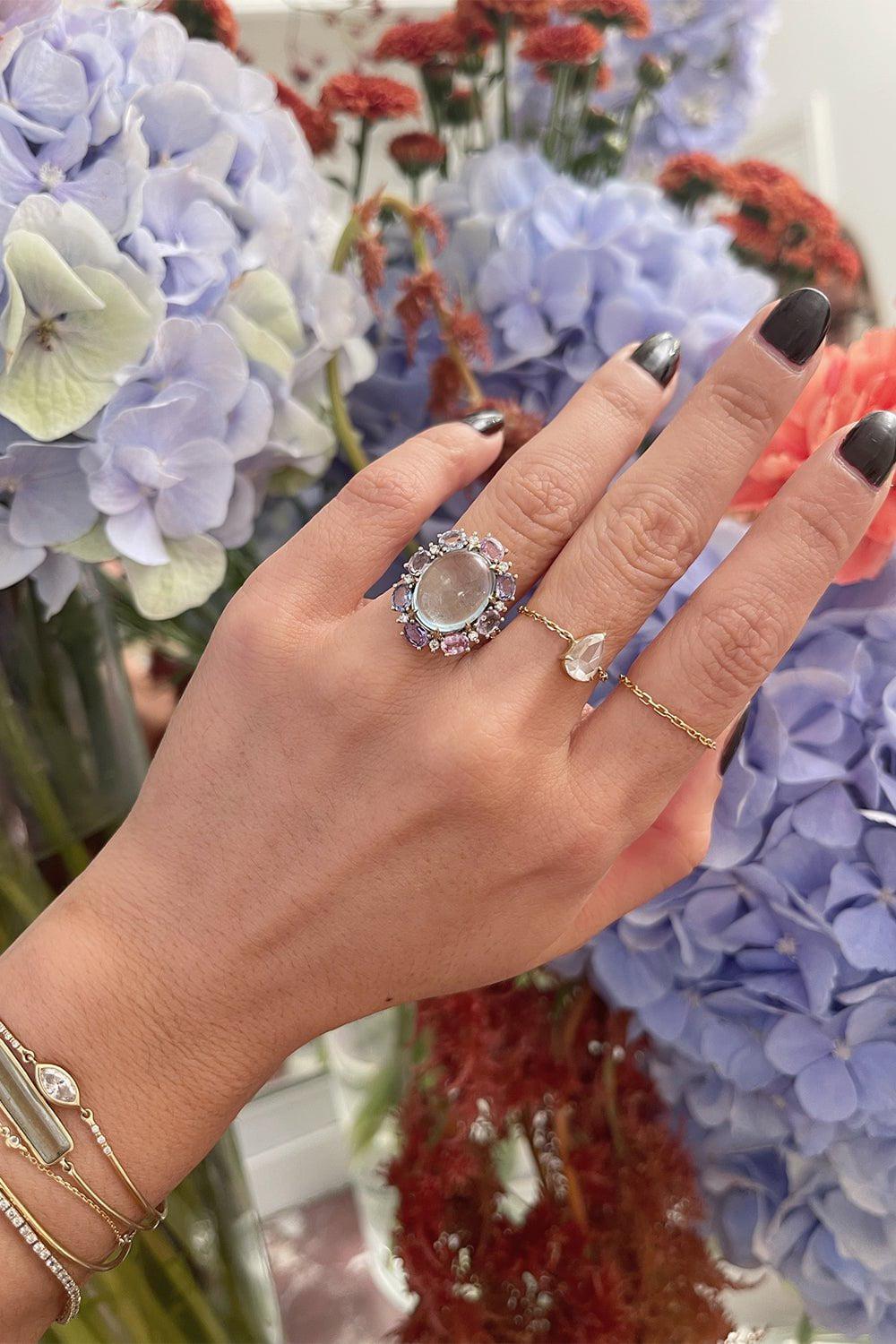 YI COLLECTION-Anastasia Ring-WHITE GOLD