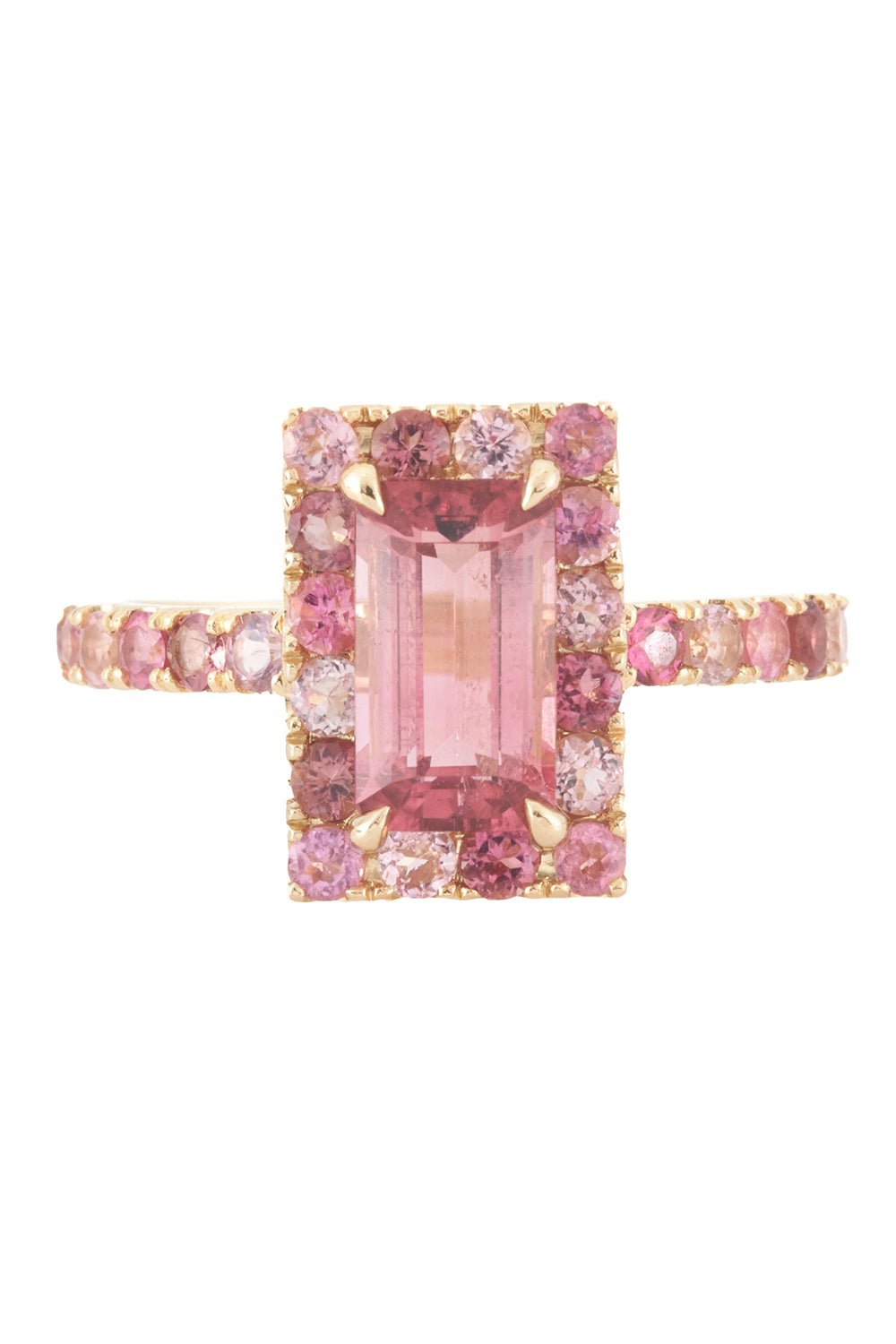 YI COLLECTION-Bubble Gum Deco Ring-YELLOW GOLD