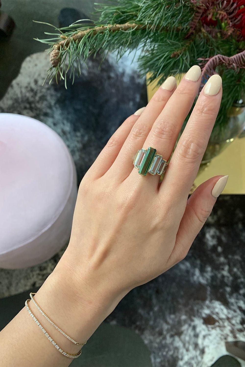 YI COLLECTION-Rythym Ring-YELLOW GOLD
