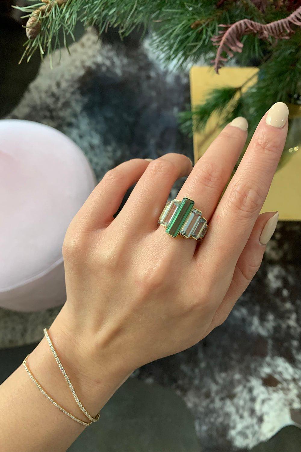 YI COLLECTION-Rythym Ring-YELLOW GOLD