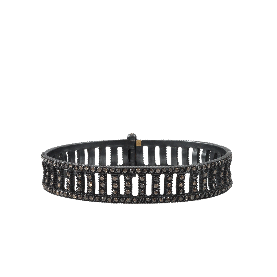 YOSSI HARARI-Lilah Pave Cognac Diamond Corset Cuff-GILVER
