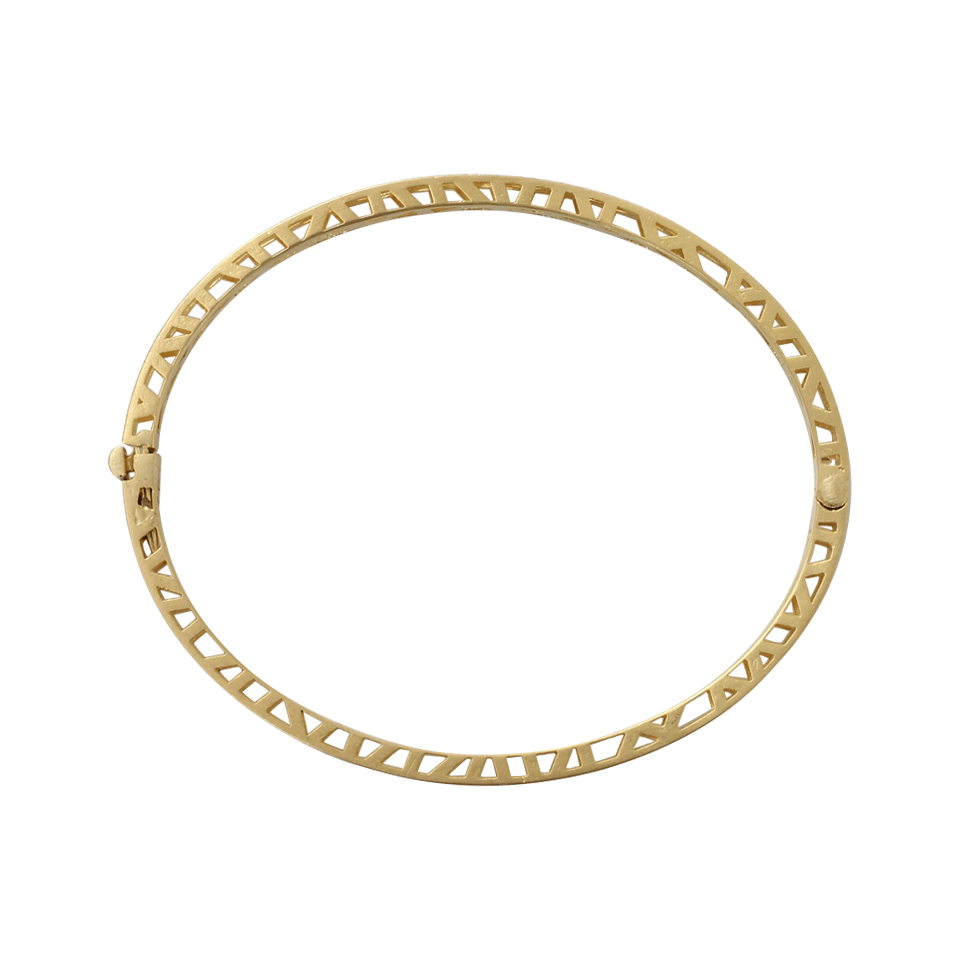 YOSSI HARARI-Diamond Pave Lace Cuff Bracelet-YELLOW GOLD