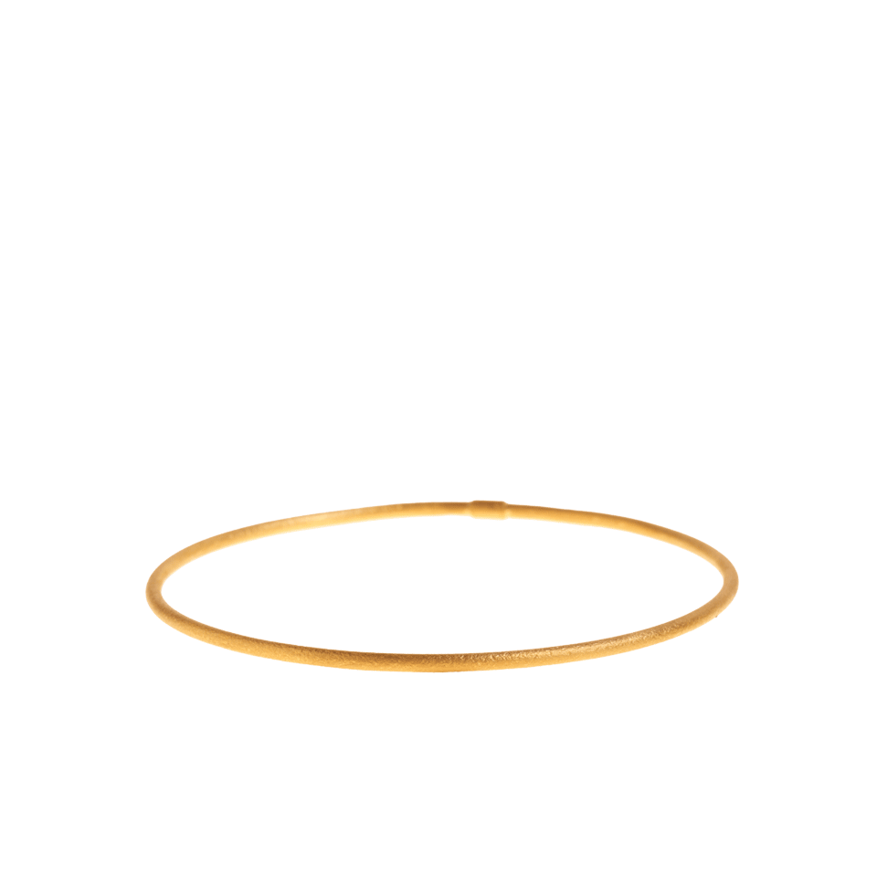 YOSSI HARARI-Plain Jane Stack Bangle-YLLW GLD