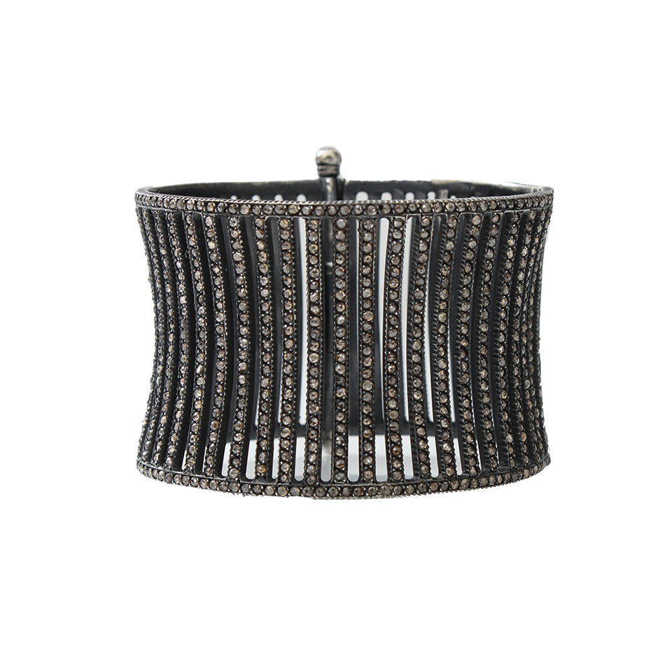 YOSSI HARARI-Large Lilah Corset Cuff-GILVER