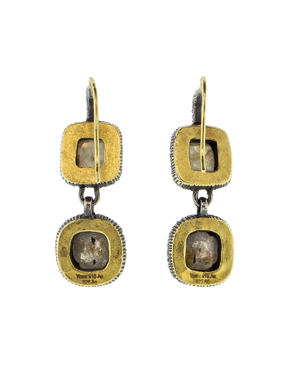 YOSSI HARARI-Lilah Double Drop Earrings-GILVER