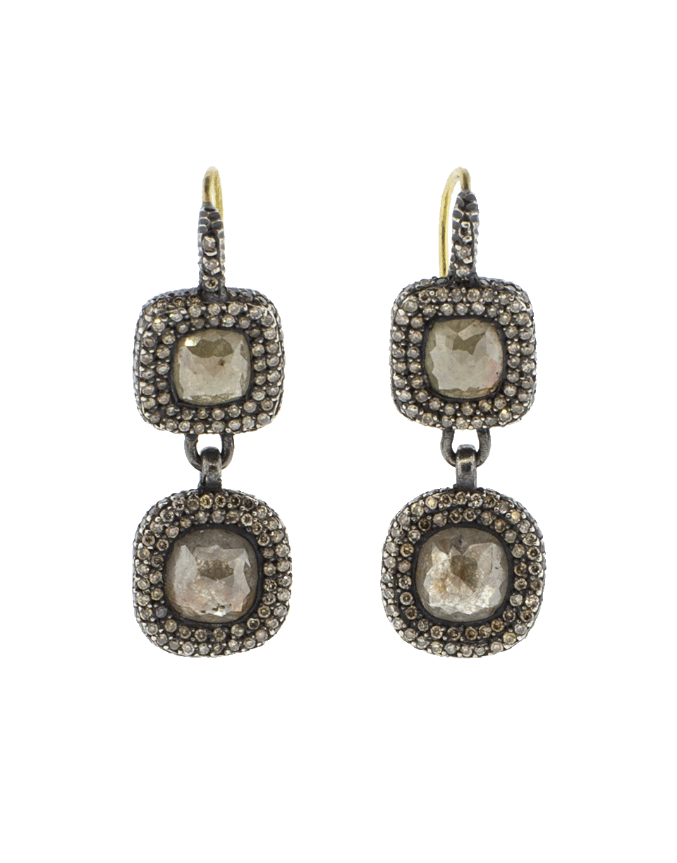 YOSSI HARARI-Lilah Double Drop Earrings-GILVER