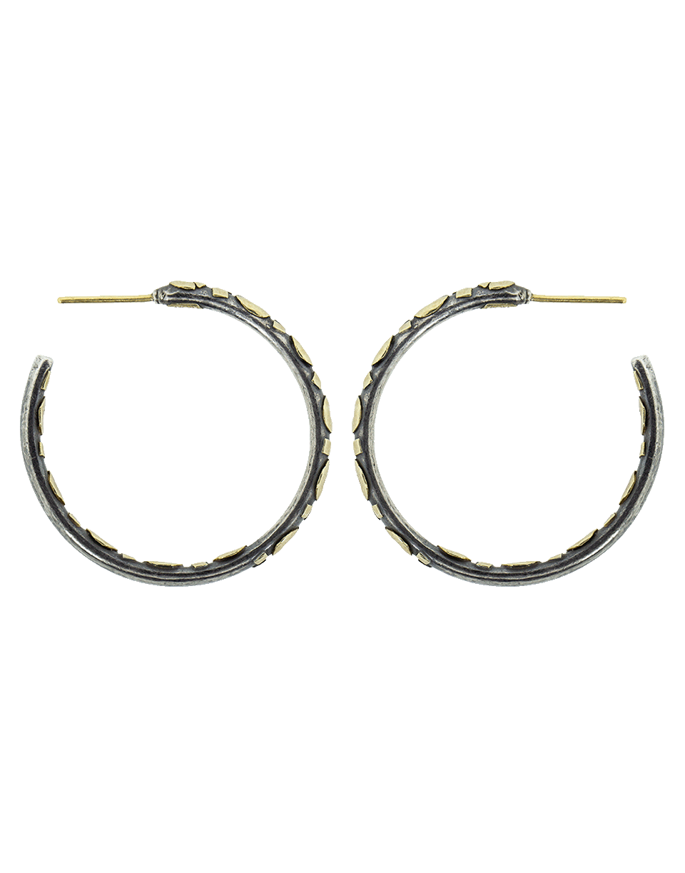 YOSSI HARARI-Medium Libra Hoop Earrings-GILVER