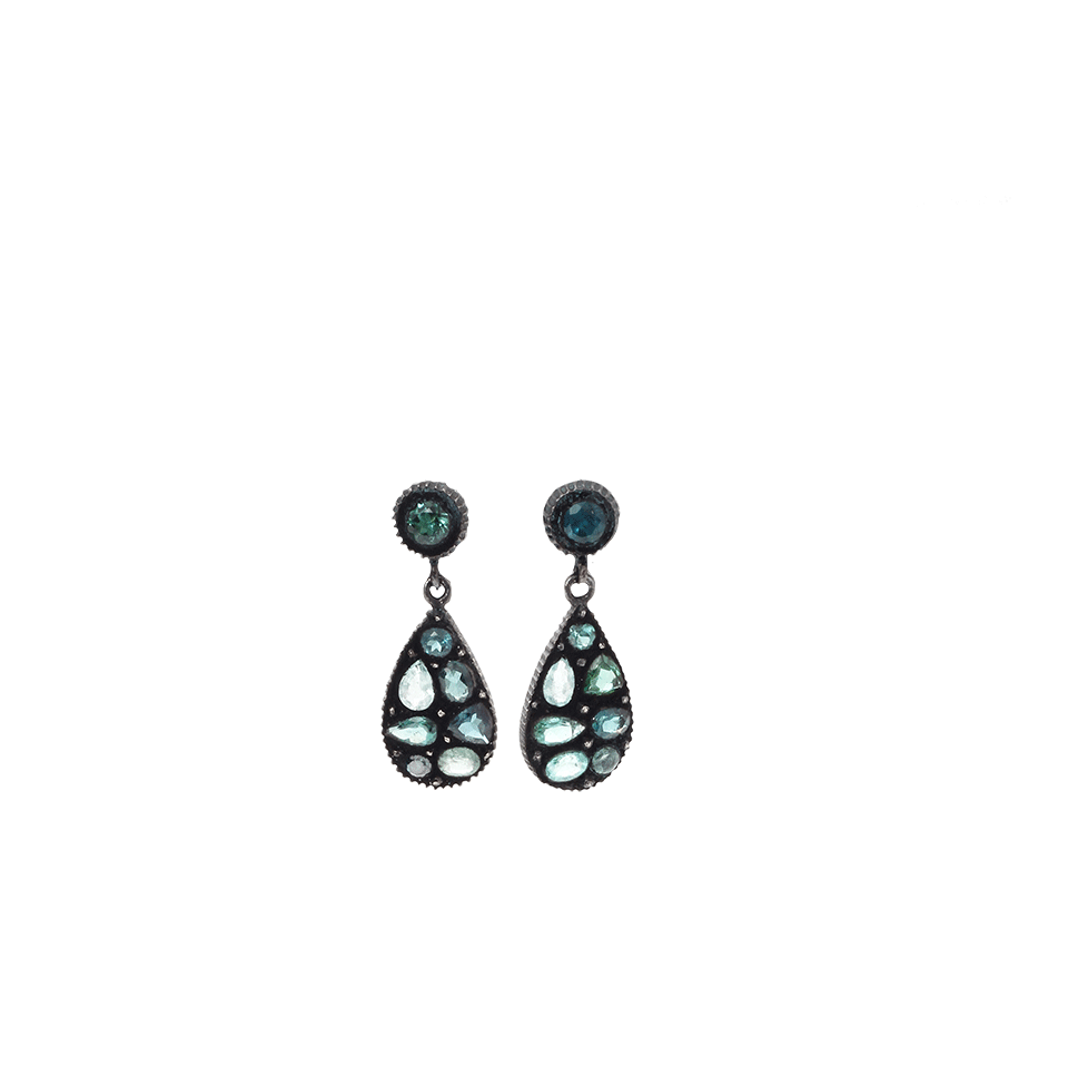 YOSSI HARARI-Sara Small Pear Shaped Earrings-GILVER