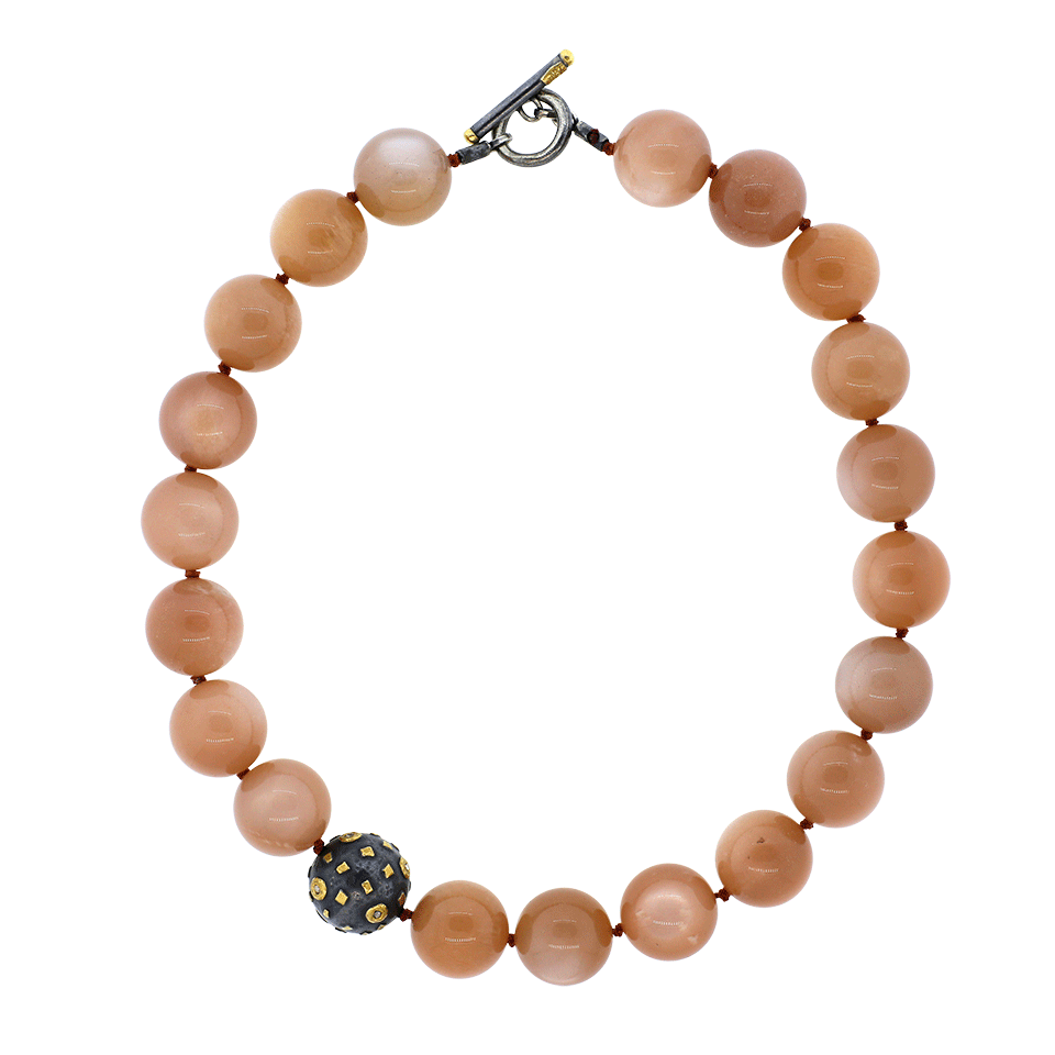 YOSSI HARARI-Libra Bead Necklace-GILVER