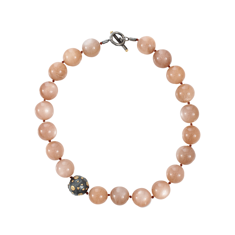 YOSSI HARARI-Libra Bead Necklace-GILVER
