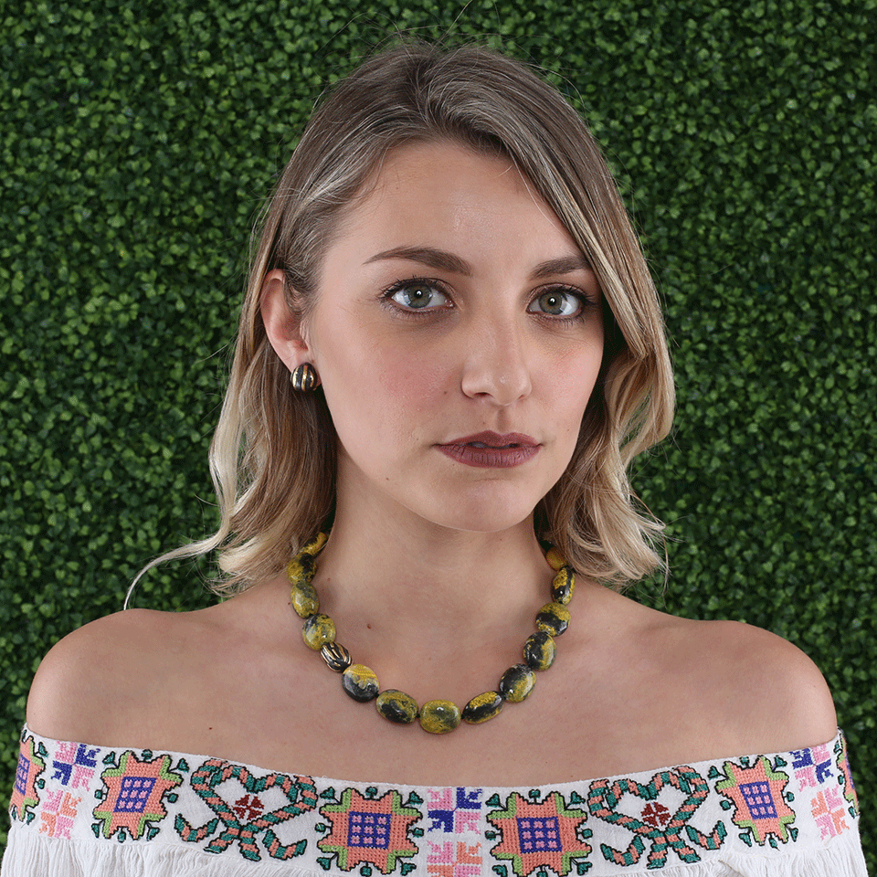 YOSSI HARARI-Libra Yellow Jasper Necklace-GILVER