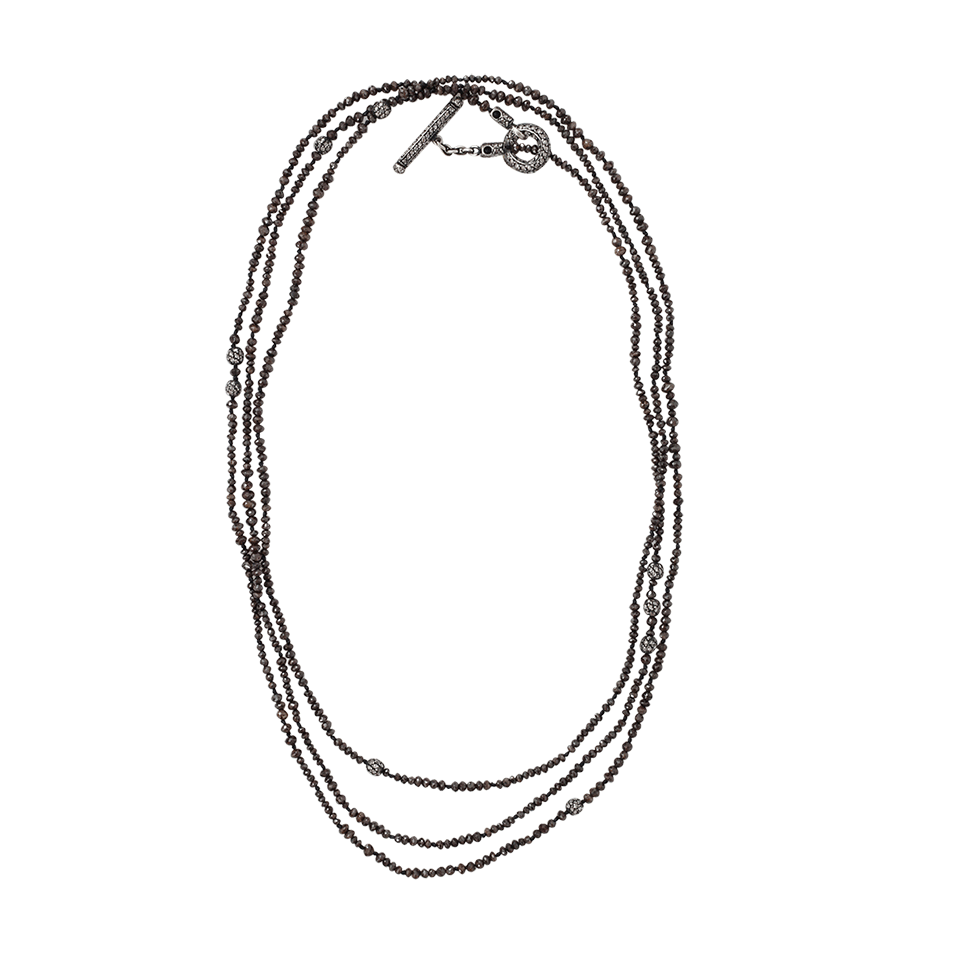 YOSSI HARARI-Vera Cognac Diamond Wrap Necklace-GILVER