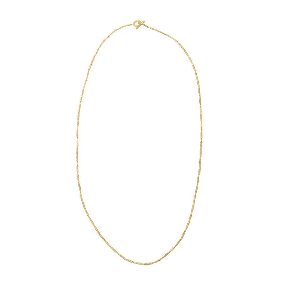 YOSSI HARARI-Lace Wrap Necklace-YELLOW GOLD