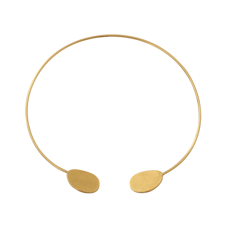 YOSSI HARARI-Red Sapphire Slice Open Choker-YELLOW GOLD