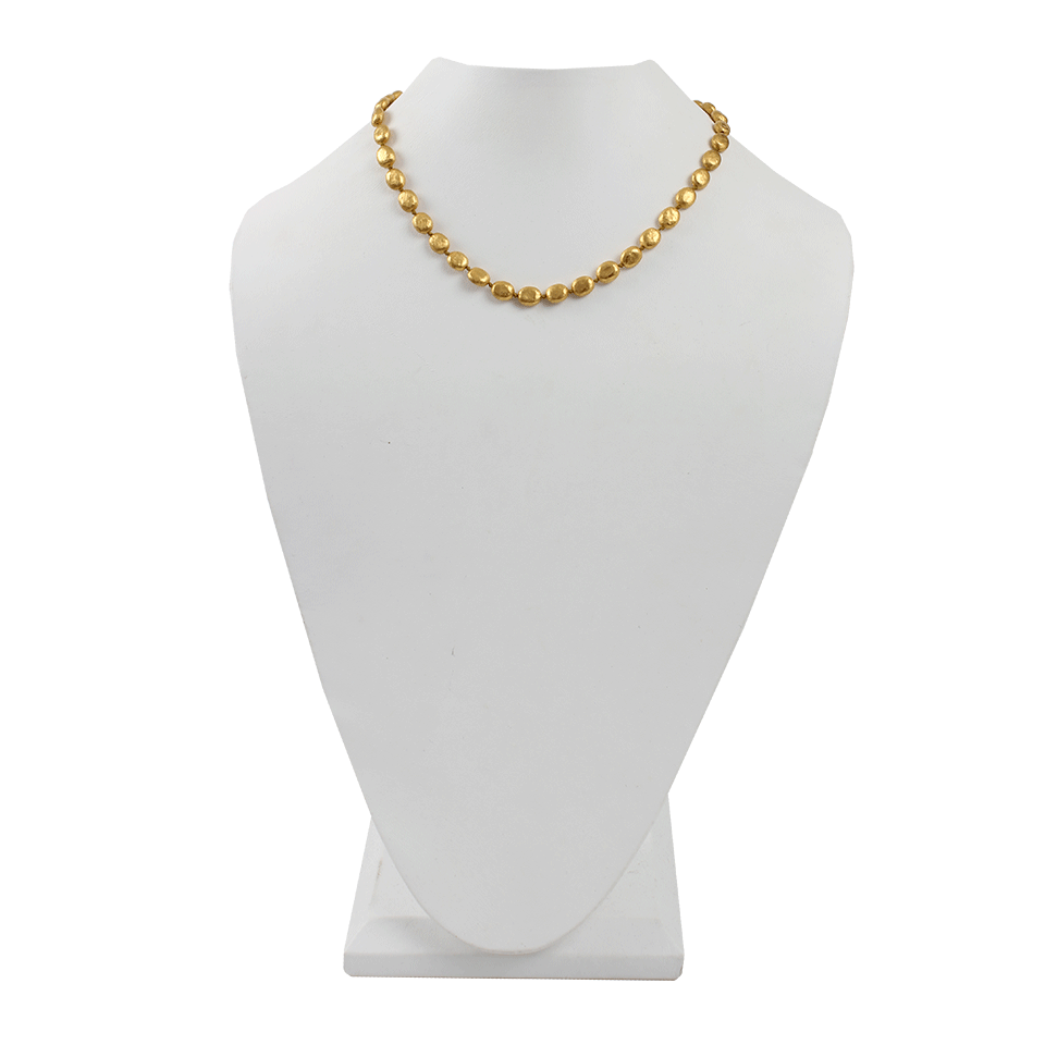 YOSSI HARARI-Roxanne Mini Necklace-YELLOW GOLD