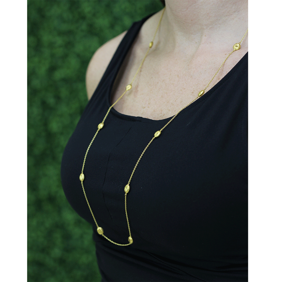 YOSSI HARARI-Roxanne Mini Wrap Necklace-YELLOW GOLD