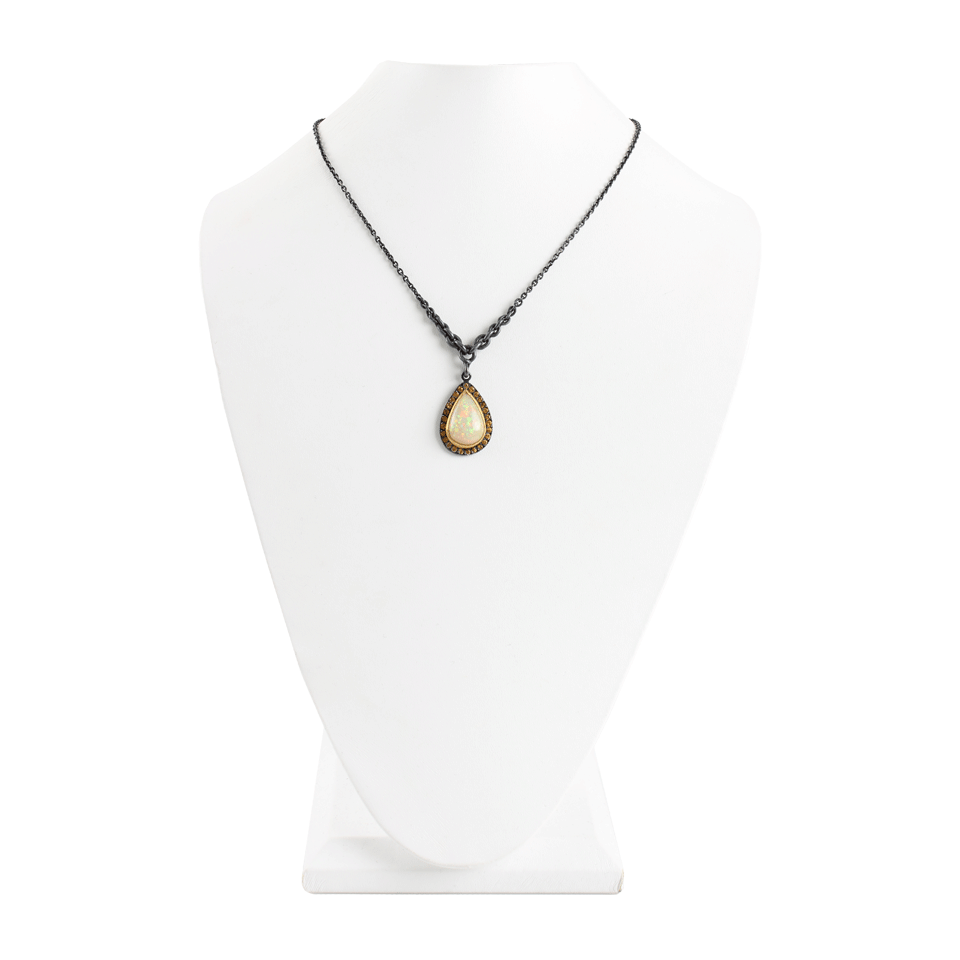 YOSSI HARARI-Ella Opal and Sapphire Necklace-GILVER