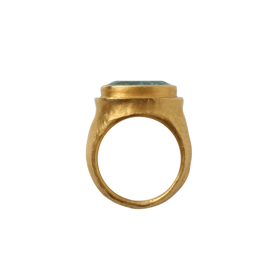 YOSSI HARARI-Carmen Paraiba Tourmaline Ring-YELLOW GOLD