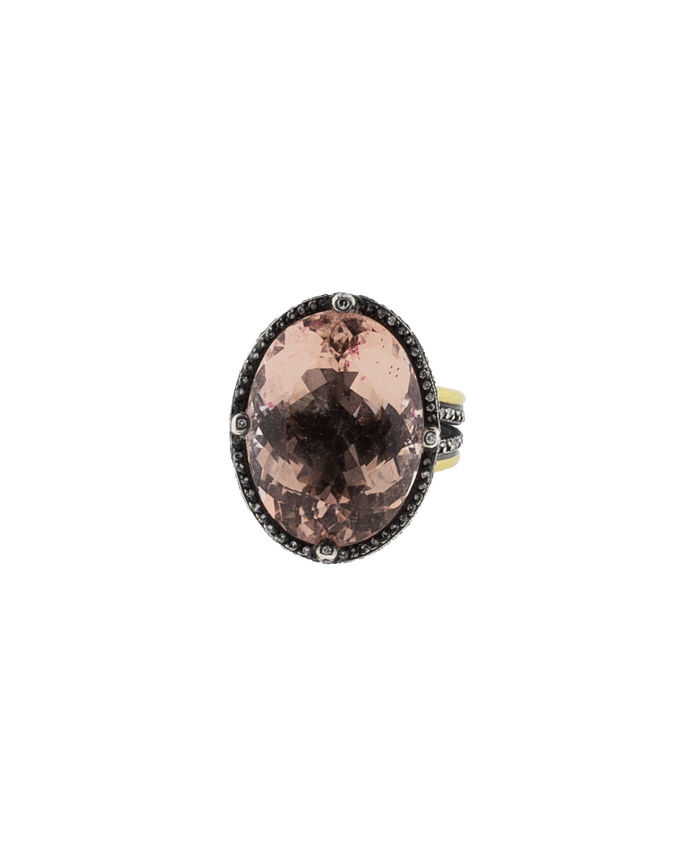 YOSSI HARARI-Topkapi Morganite Ring-YELLOW GOLD