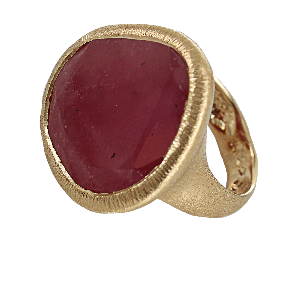 YVEL-Natural Sapphire Ring-YELLOW GOLD