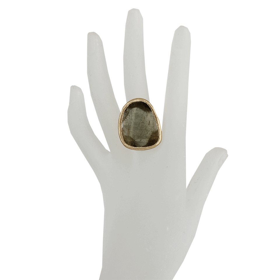 YVEL-Aquamarine Ring-YLW GOLD