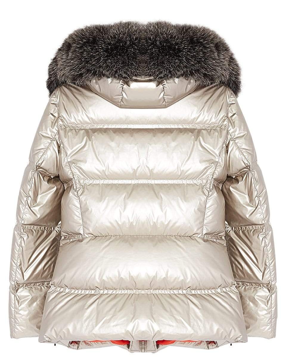YVES SALOMON-Fox Trim Reversible Jacket-