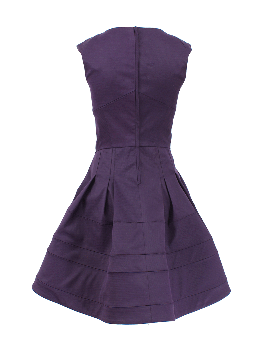 ZAC POSEN-V-Neck Cocktail Dress-