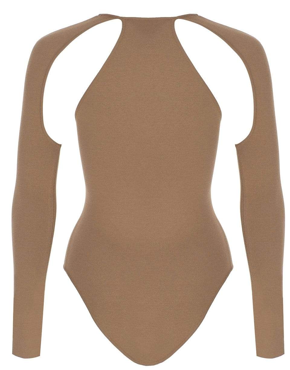 ZEYNEP ARCAY-Cutout Knit Bodysuit-