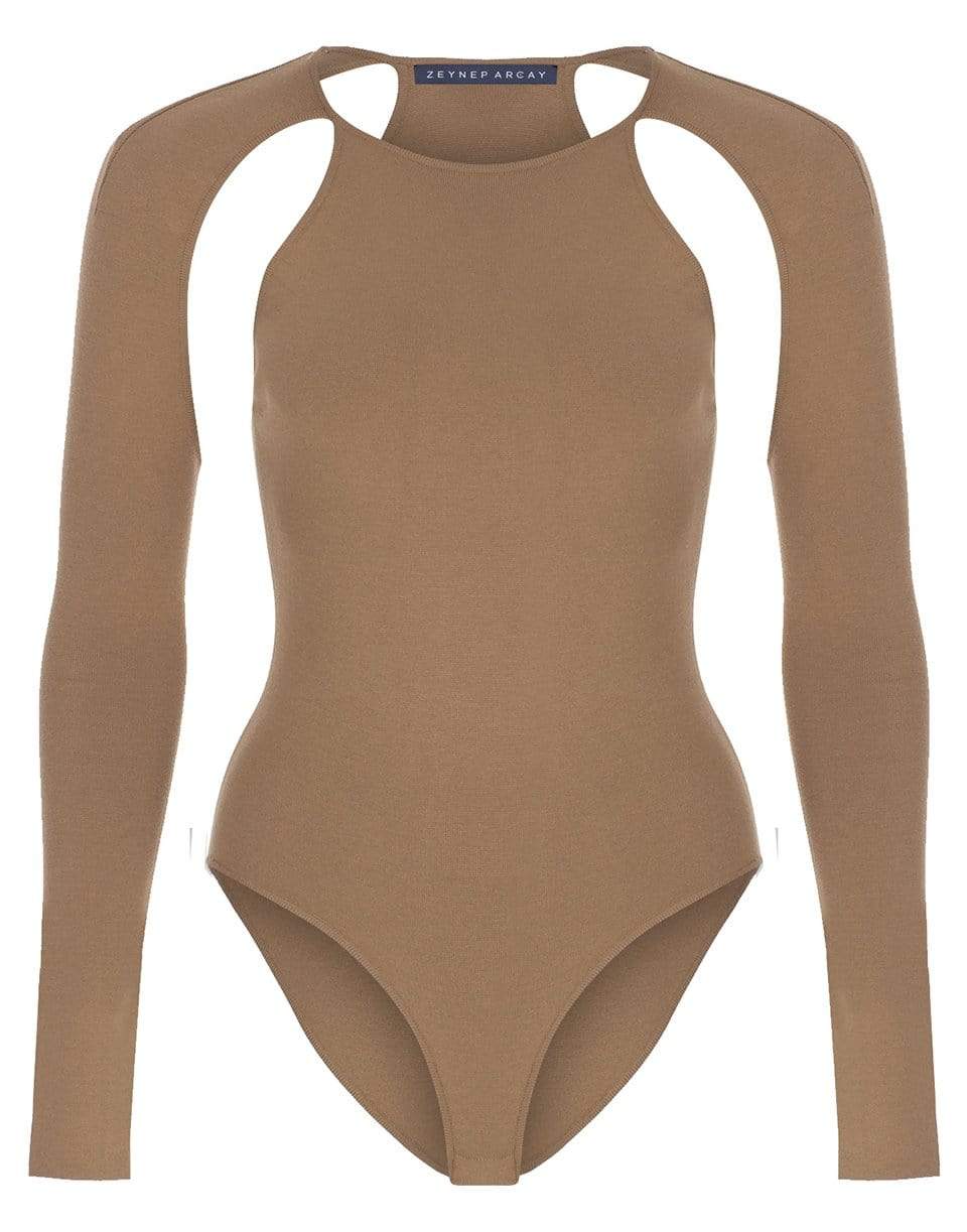 ZEYNEP ARCAY-Cutout Knit Bodysuit-