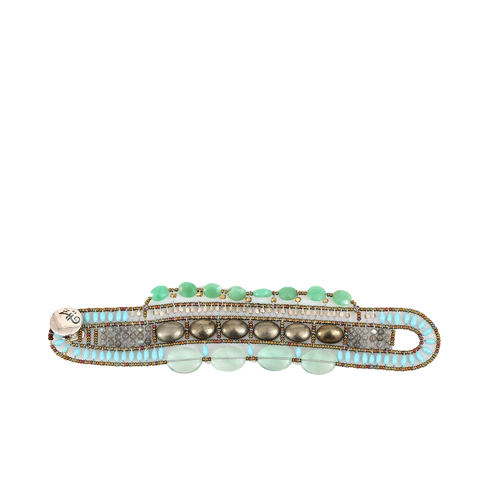 ZIIO-Atlas Small Beaded Bracelet-AQUA