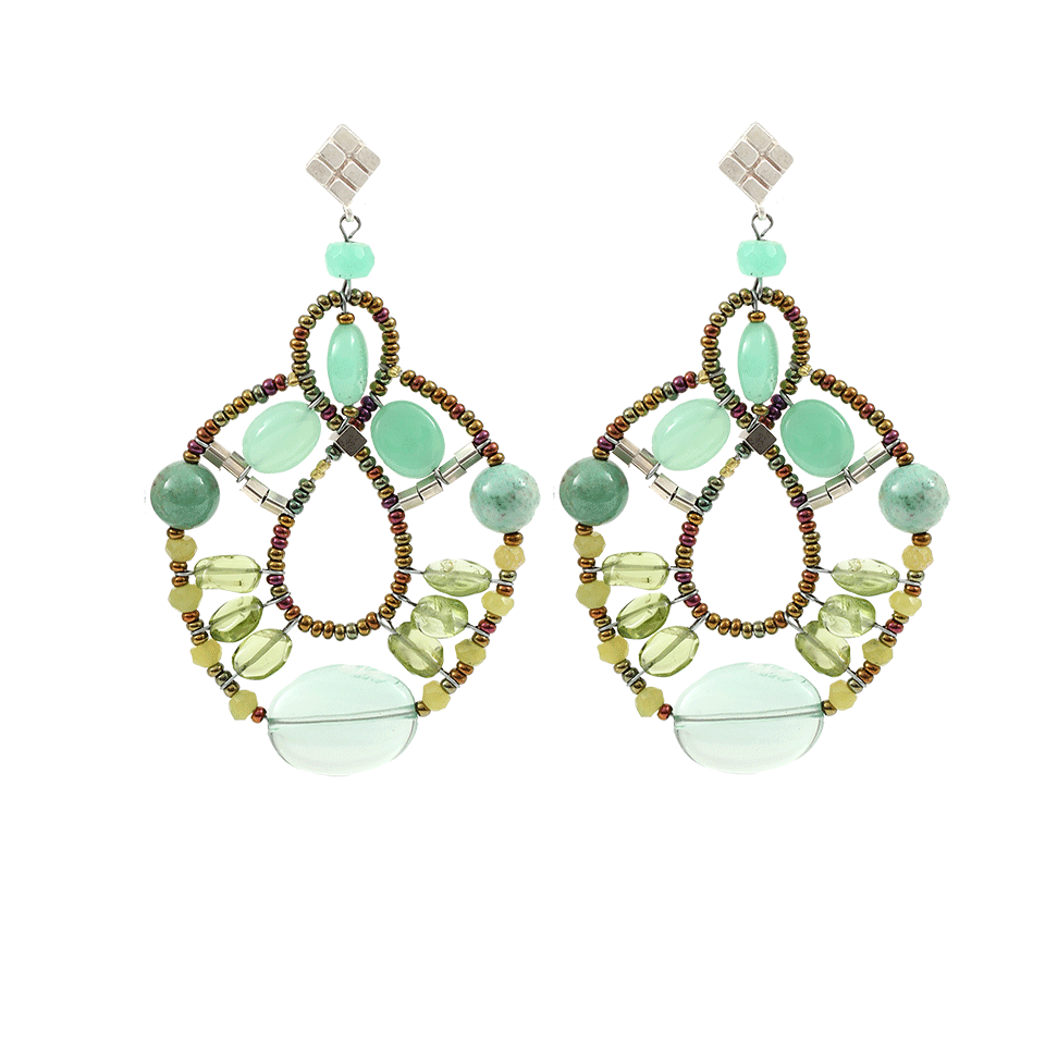 ZIIO-Galaxy Criso Earrings-GREEN