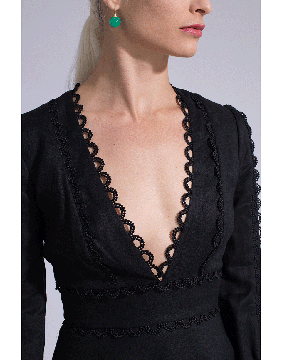 ZIMMERMANN-Heathers Flounce Short Dress-
