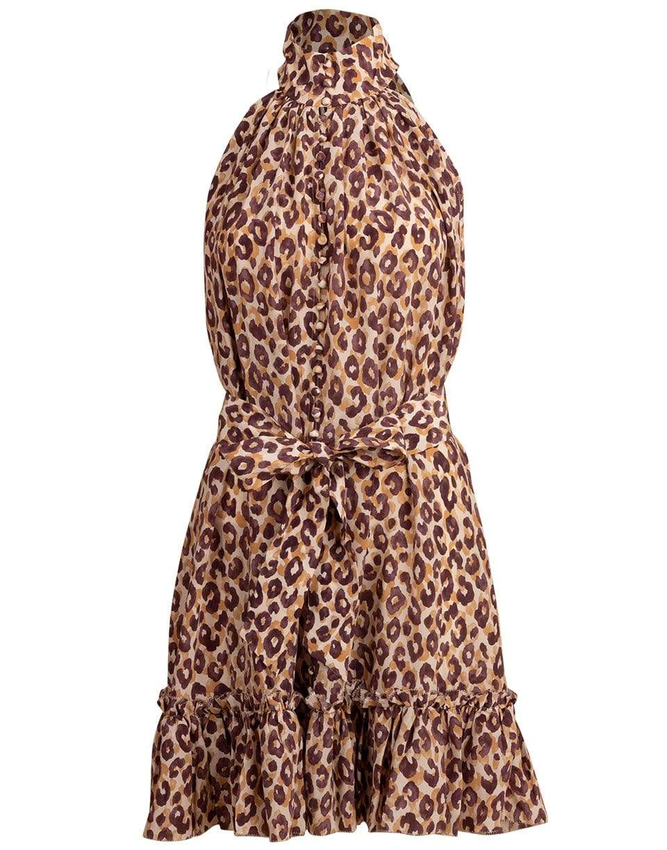 ZIMMERMANN-Super Eight Silk Swing Shirt Dress-