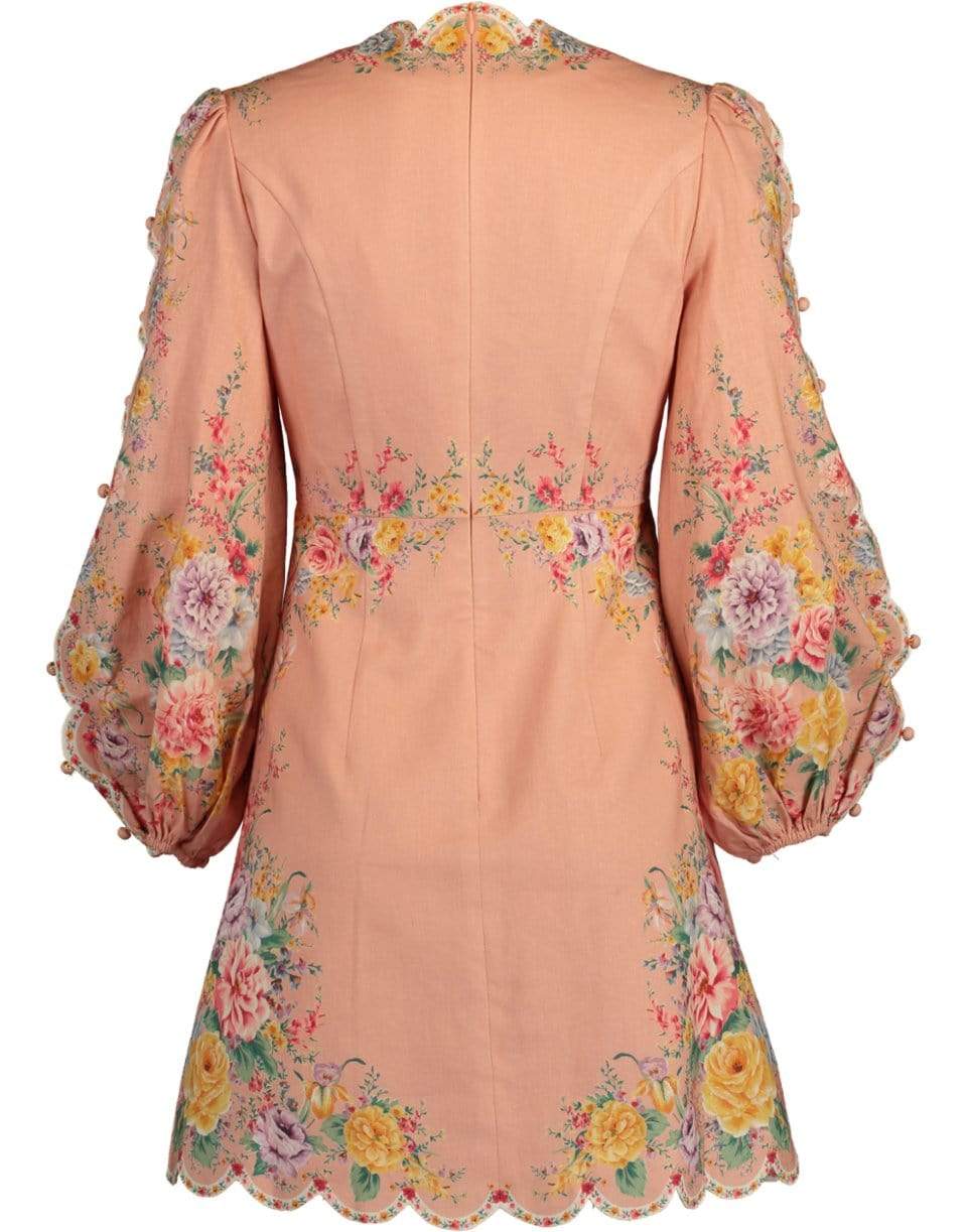 ZIMMERMANN-Zinnia Scalloped Mini Dress-