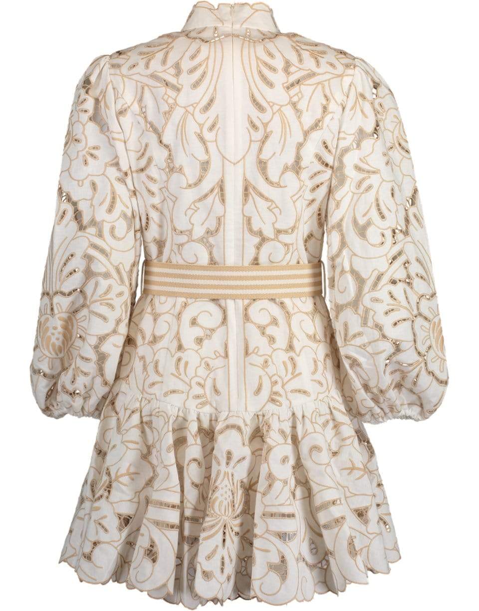 ZIMMERMANN-Edie Button Down Short Dress-