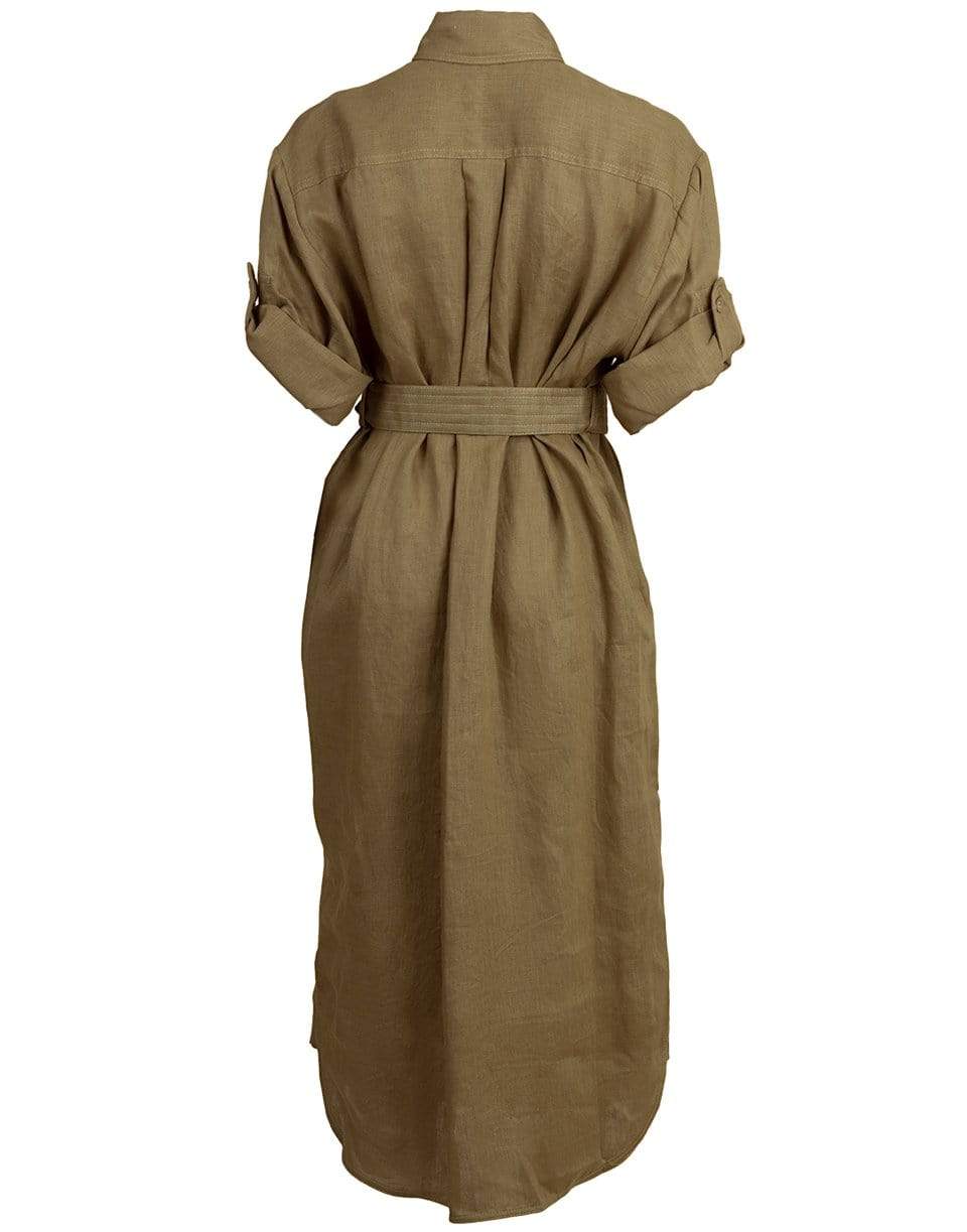 ZIMMERMANN-Super Eight Safari Midi Shirt Dress-