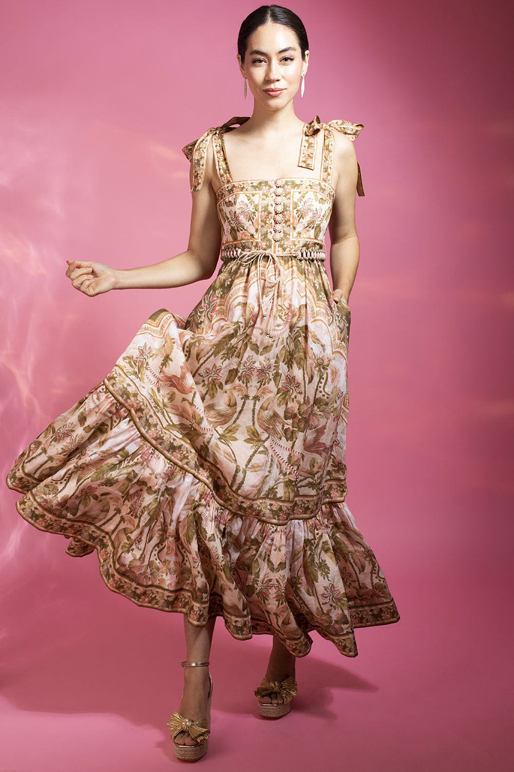 ZIMMERMANN-Lyre Picnic Dress-