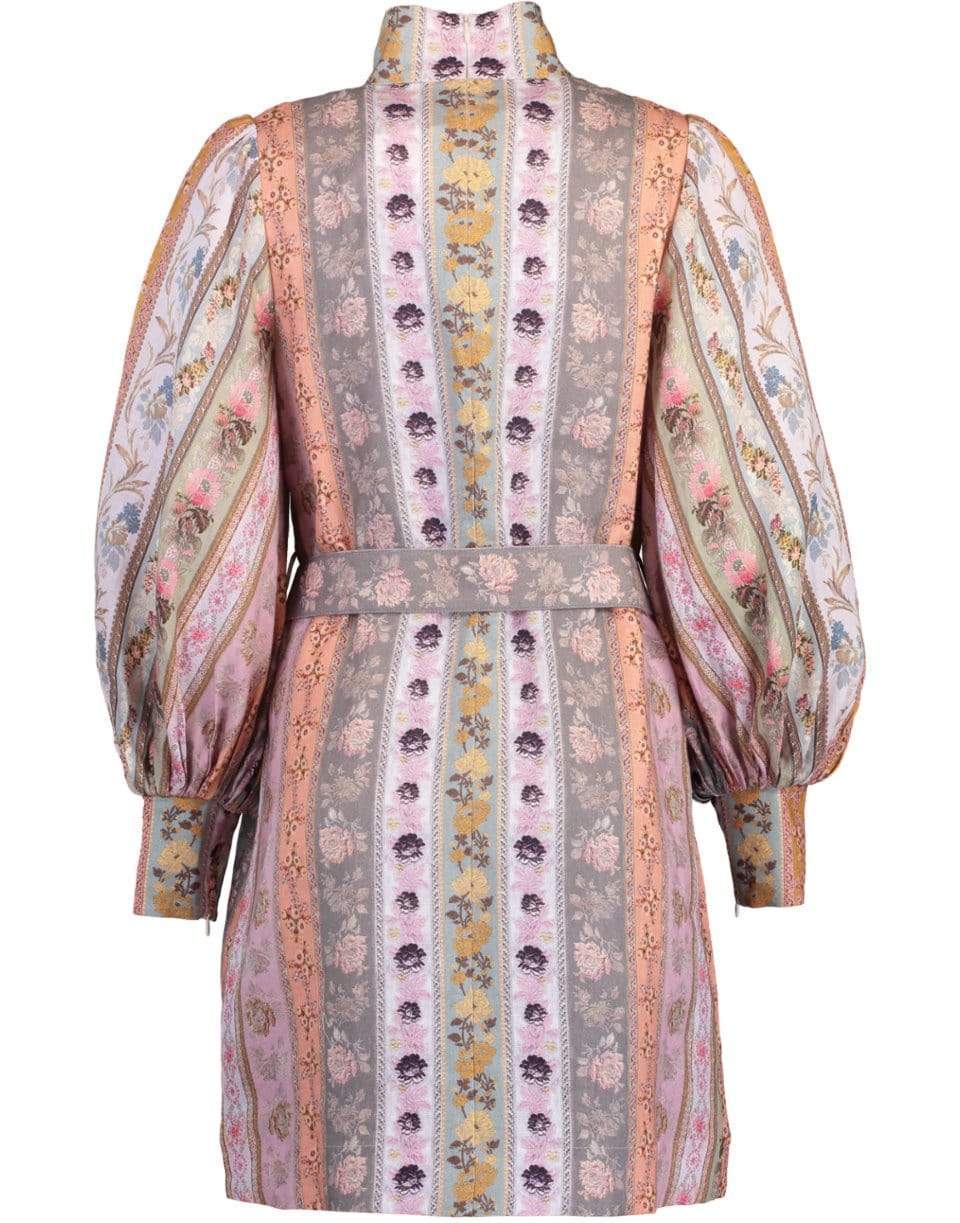 ZIMMERMANN-Luminous Mixed Ribbon Mini Dress-