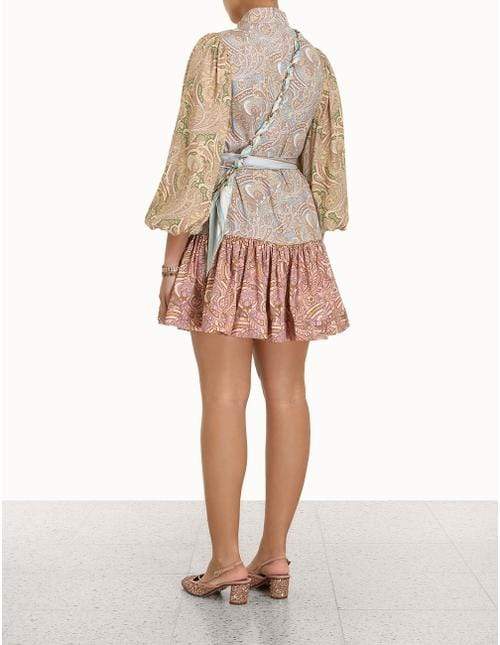 ZIMMERMANN-Tempo Button Mini Dress-
