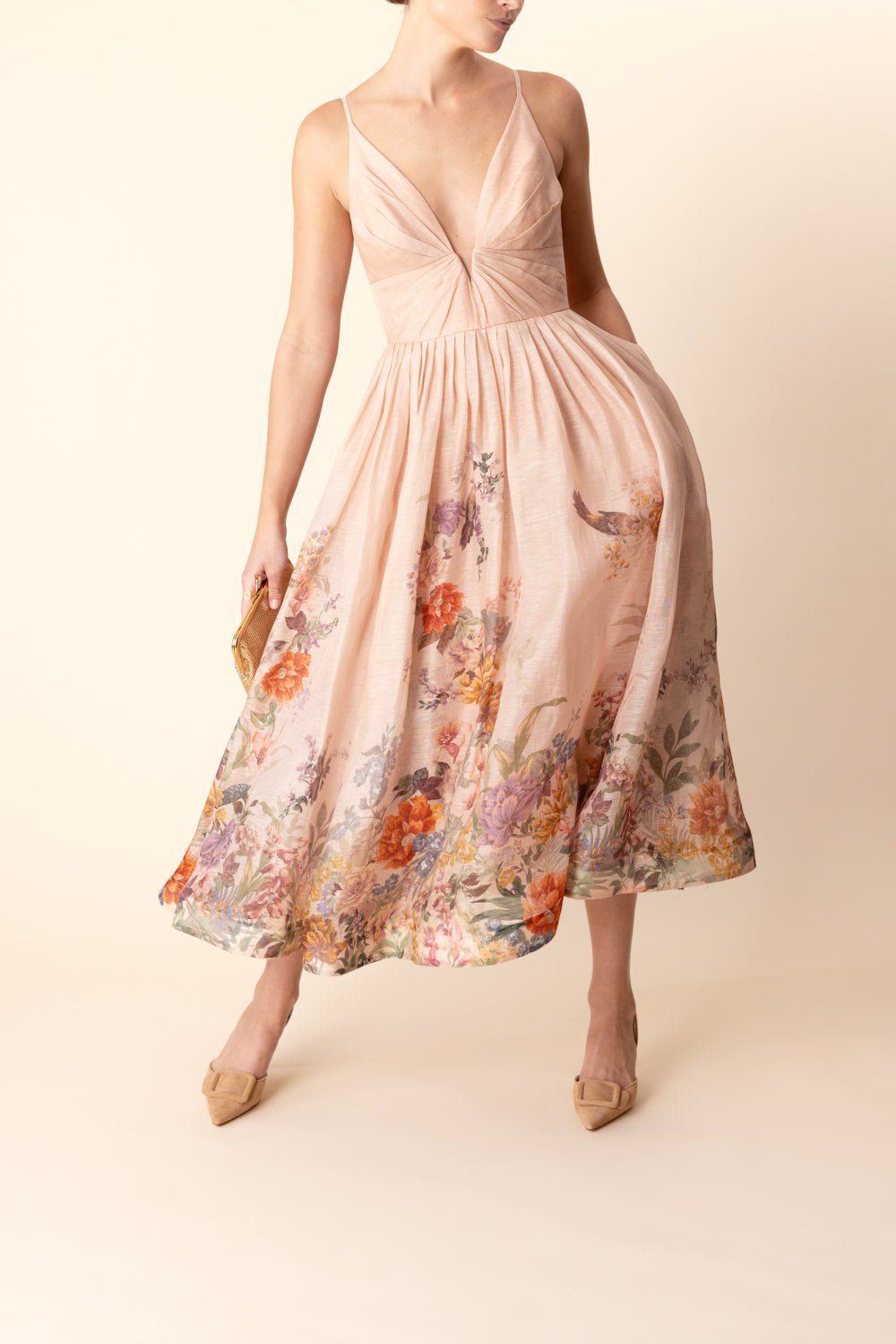 ZIMMERMANN-Pavilion Midi Dress-