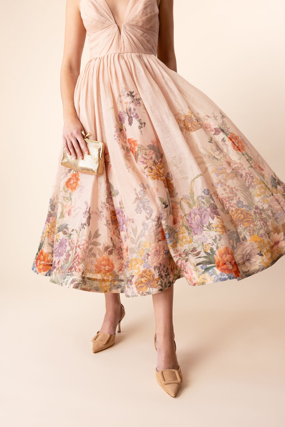 ZIMMERMANN-Pavilion Midi Dress-