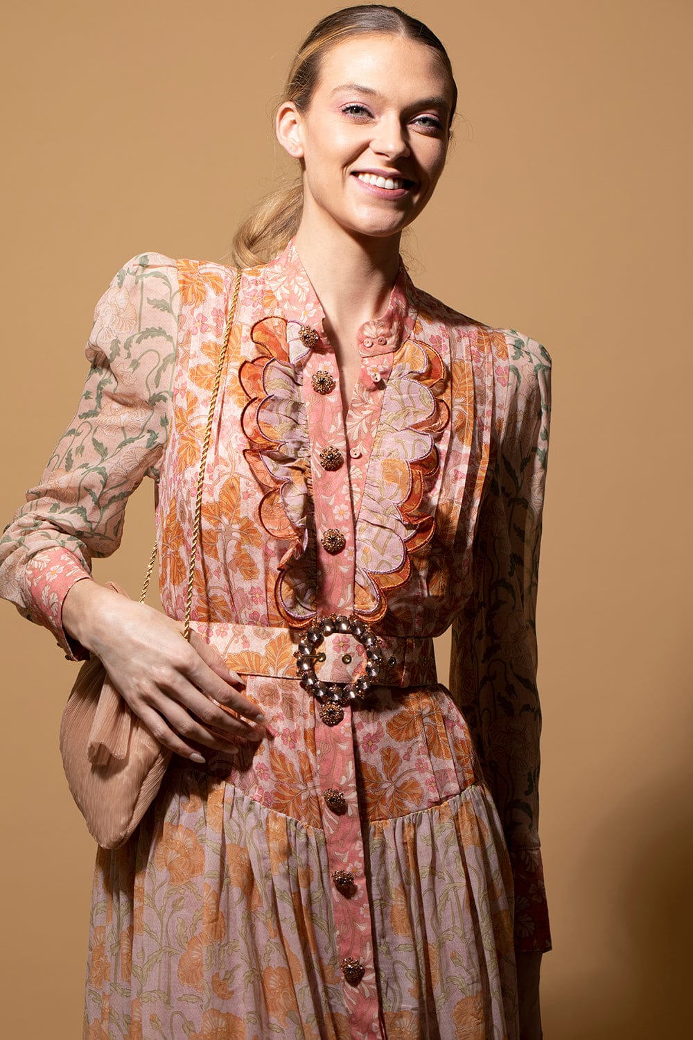 ZIMMERMANN-Kaleidoscope Scalloped Dress-