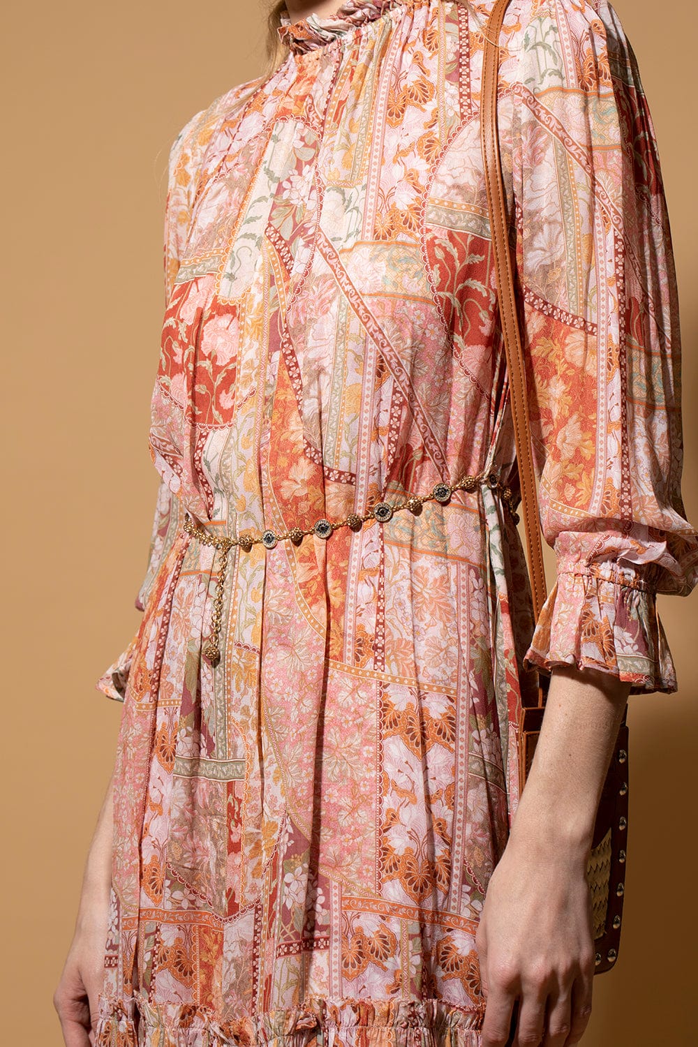 ZIMMERMANN-Kaleidoscope Tubular Midi Dress-