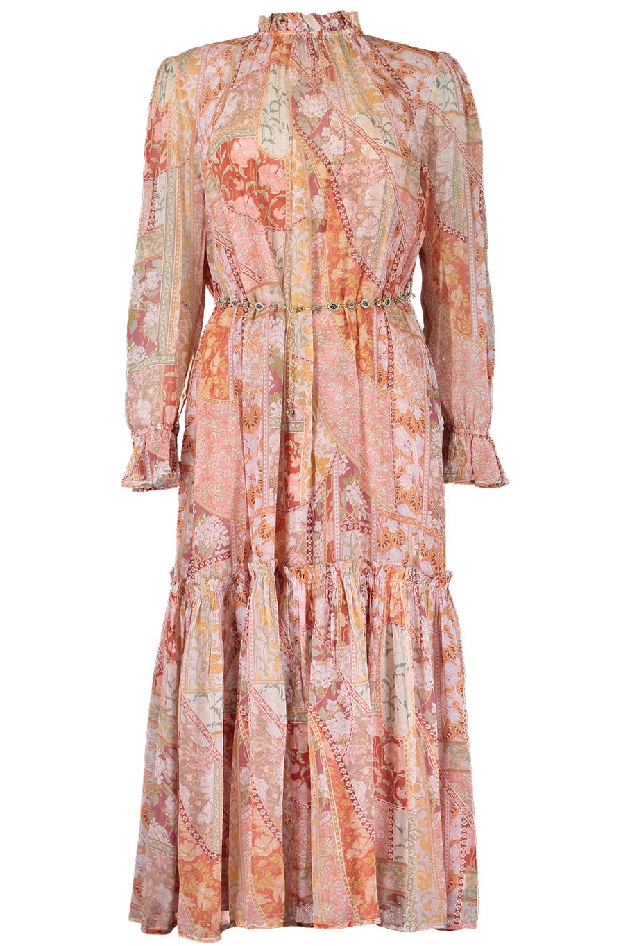 ZIMMERMANN-Kaleidoscope Tubular Midi Dress-