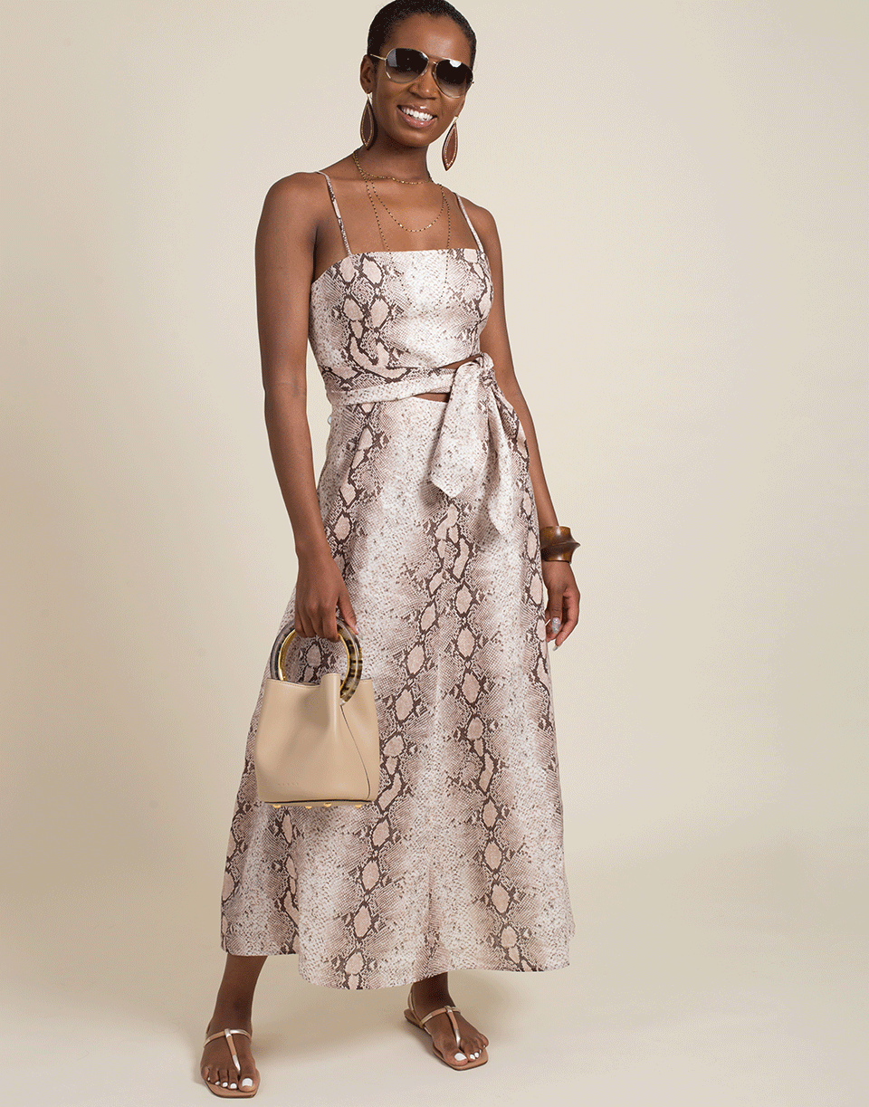 ZIMMERMANN-Bellitude Scarf Tie Dress-