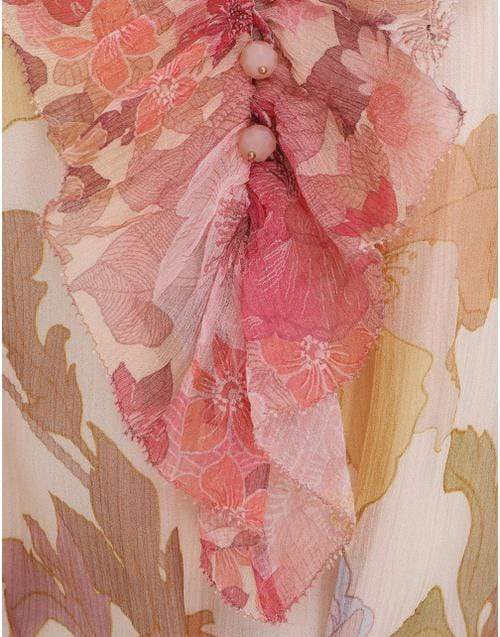  ZIMMERMANN-Tempo Frilled Midi Dress- 