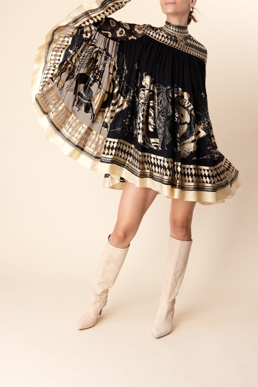 ZIMMERMANN-Illustration Otto Mini Dress-