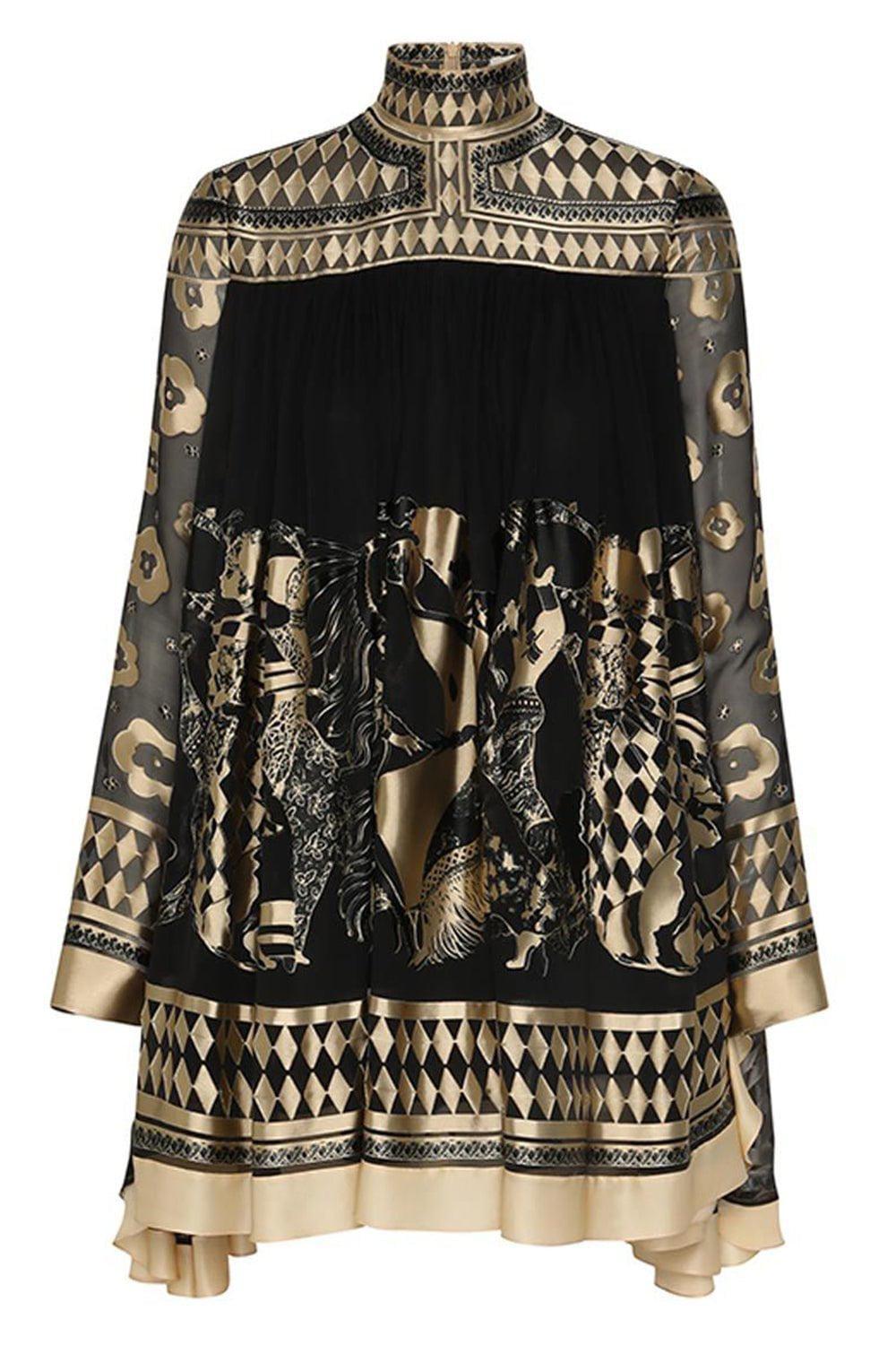 ZIMMERMANN-Illustration Otto Mini Dress-